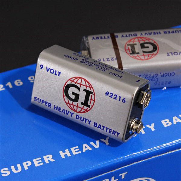 G.I. 9 Volt Super Heavy Duty Battery - Per Unit