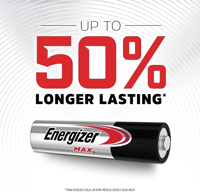 Energizer AA Alkaline Batteries E91 - 2 Pack