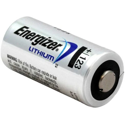 Energizer EL123 3 Volt Lithium Batteries - 2 Pack