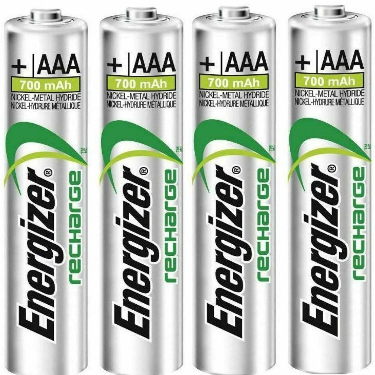 Energizer Rechargeable AAA NH12 Batteries - 4 Pack