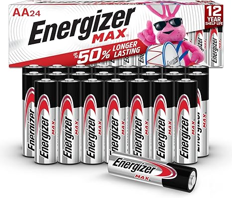 Energizer AA Alkaline Batteries E91 - 24 Box – Batteries and Butter