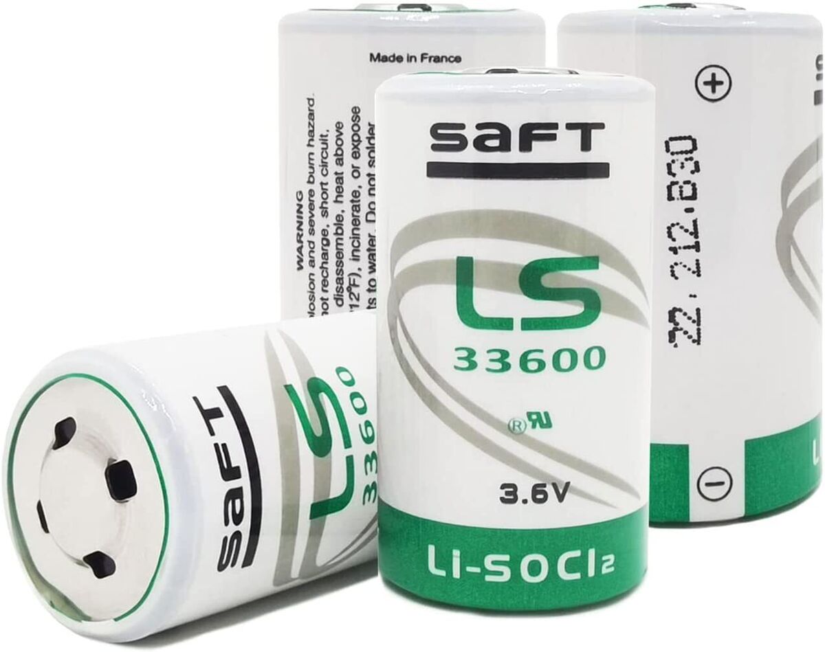 Saft LS33600 D Size 3.6 Volt Lithium Battery - Per Unit