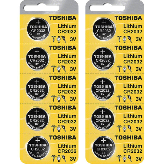 Toshiba CR2032 3V Lithium Coin Battery On Tear Strip - Per Unit