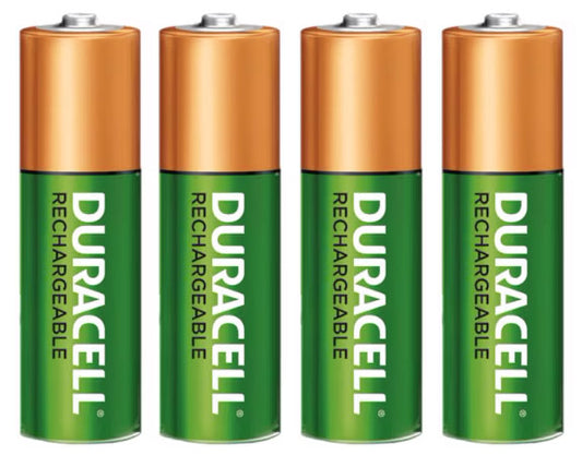 Duracell DX1500 Rechargeable AA Batteries - 4 Pack