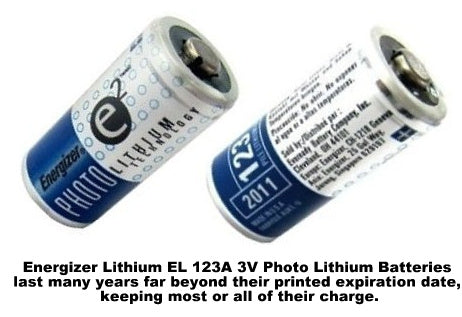 Energizer E2 EL123A PHOTO 3 Volt Lithium Battery - 2 Pack