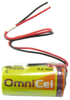 OmniCel ER26500, C Size, 3.6 Volt 8.5Ah Lithium Battery, with Wire Lea –  Batteries and Butter