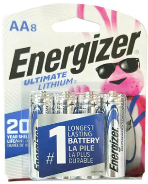 12 Energizer Ultimate Lithium AA Batteries Exp 2041 TWO - 6 Count