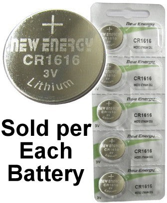 New Energy CR1616 3V Lithium Coin Cell - Per unit