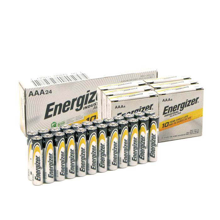 Energizer Industrial AAA EN92 Alkaline Batteries - 24 BOX