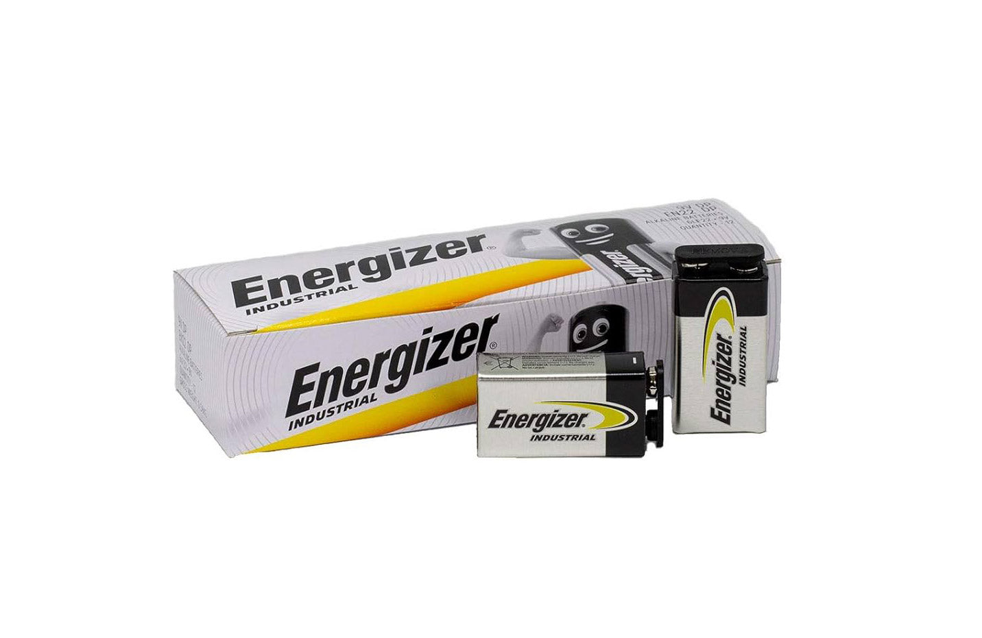 Energizer EN22 9 Volt Alkaline Batteries With Cap Protectors - 12 Box