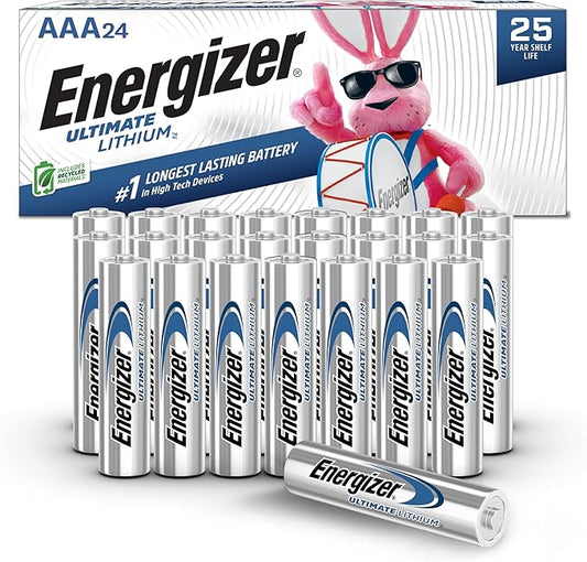 Energizer AAA Lithium Batteries L92 – 24 Box