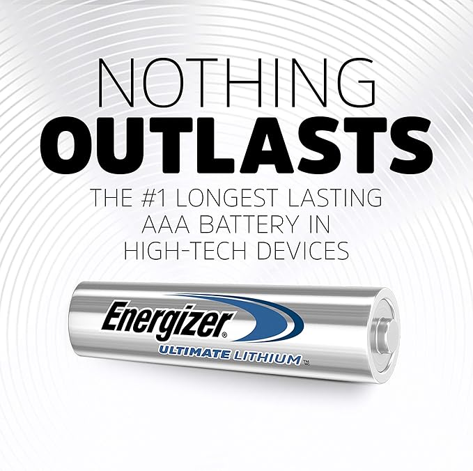 Energizer L92 AAA Lithium Batteries – 4 Pack