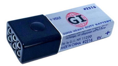 GI 9V Compact Flashlight Kit 6-LED Flashlight with 9V Battery