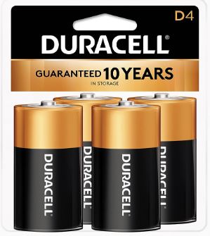Duracell MN1300 D Size 4-Pack, Exp. 3 - 2031