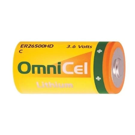OmniCel ER26500HD-S C Size 3.6V 6.5Ah High Drain Lithium Battery