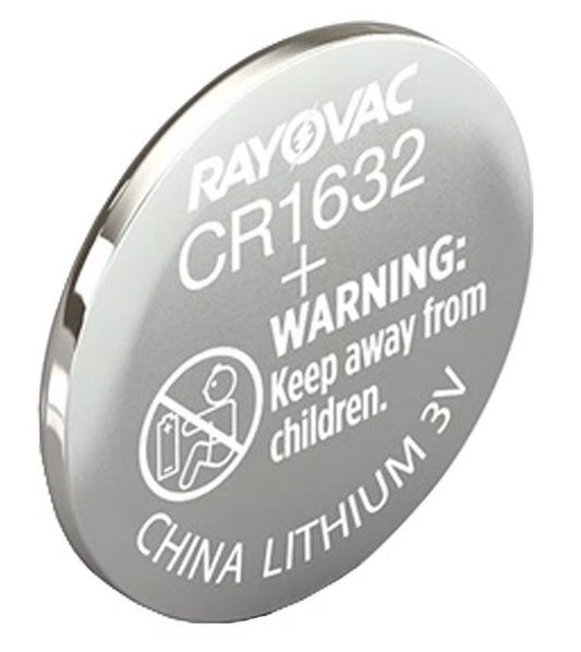 Rayovac RV1632 (CR1632) 3V Lithium Coin Battery 