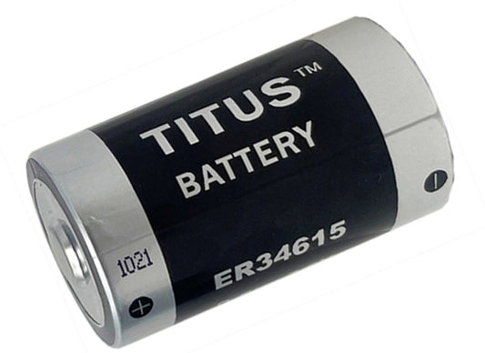 Titus ER34615 D Size 3.6 Volt 19000 mAh Lithium Battery