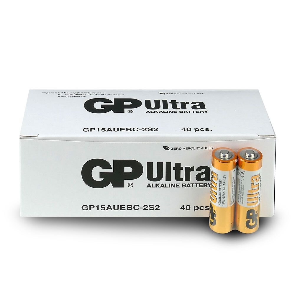 GP AA Ultra Alkaline 1.5V - 2 Pack