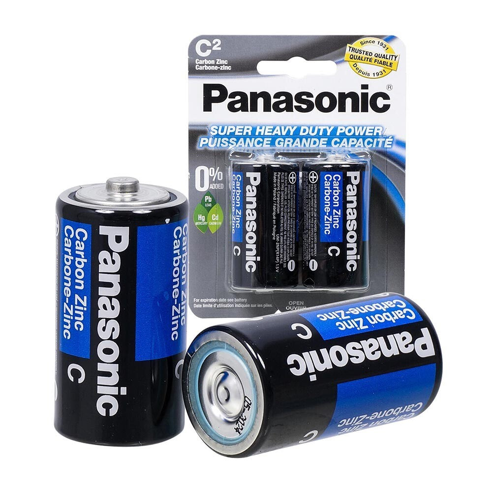 cycfam◆Panasonic ギュットアニーズ BE-ELA03◆ Panasonic C Size Heavy Duty Batteries - 2 Pack – Batteries and Butter