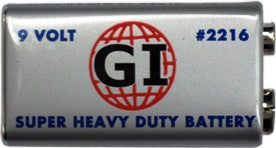 G.I. Batteries 9 Volt Super Heavy Duty Battery