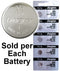 Energizer 373 (SR916SW) Silver Oxide Watch Battery. On Tear Strip