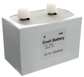 Exell 763A Alkaline 22.5V, NEDA 710 Battery, Replaces ER763