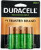 Duracell DX1500 Rechargeable AA Battery 4 Pack
