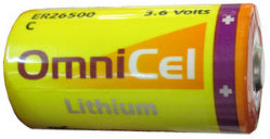 OmniCel ER26500, C Size, 3.6 Volt 8.5Ah Lithium Battery