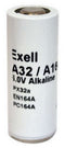 Exell A32PX/A164 (E164, PC164, TR164A, 4LR52) 6V 350mAh Alkaline Battery