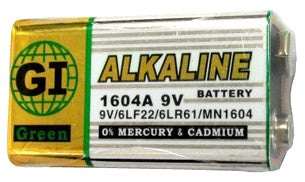 GI 1604A 9 Volt Alkaline Battery