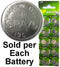 GP A76 (LR44, AG13) Alkaline Button Size Battery, EXP. 4-2023
