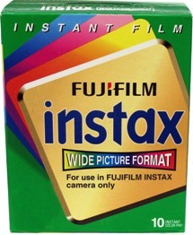 FujiFilm Instax Wide Picture Format Instant Film - 10 Photo Single Film Pack. Dated 4-2016