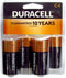 Duracell Coppertop C Size 4 Blister Pack Exp. 3-2031