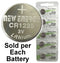 New Energy CR1225 3V Lithium Coin Cell, on Card