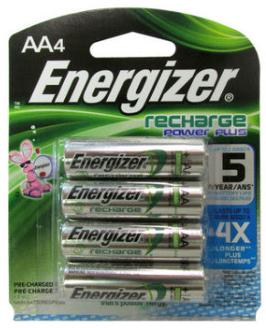 Energizer Rechargeable AA 4 pack