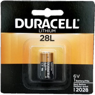 Duracell PX28L 6 Volt Lithium Battery, Carded
