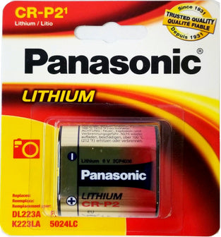 Panasonic CRP2 (223A) 6V Lithium Battery