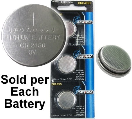 Rayovac RV1620 (CR1620) Lithium Coin Battery - On Tear Strip