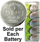 Maxell Hologram SR421SW (348) Silver Oxide Watch Battery. On Hologram Tear Card