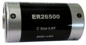 Titus ER26500 C Size 3.6 Volt 8500 mAh Lithium Battery - Per Unit