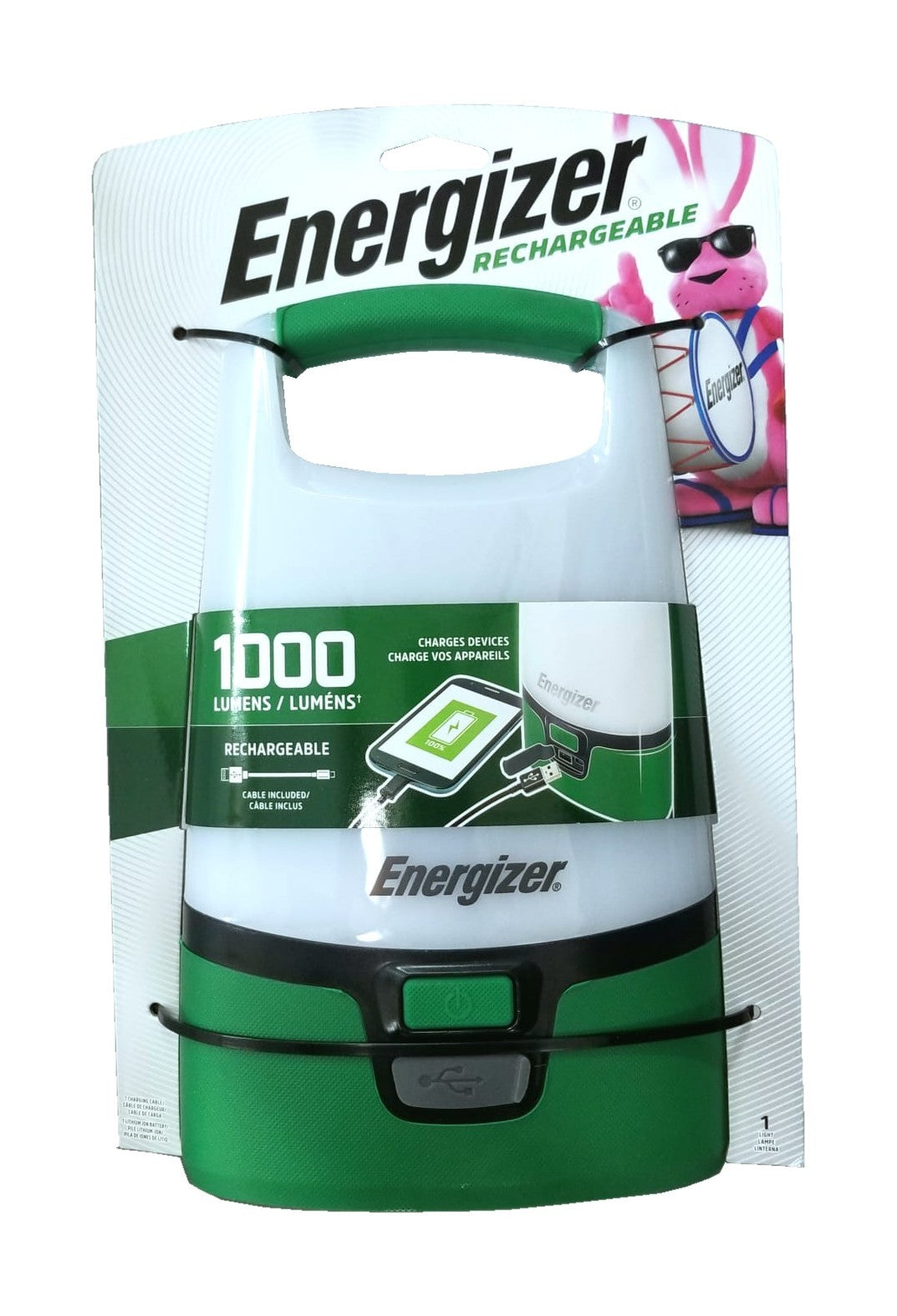Energizer Vision Rechargeable Lantern, 1000 Lumens